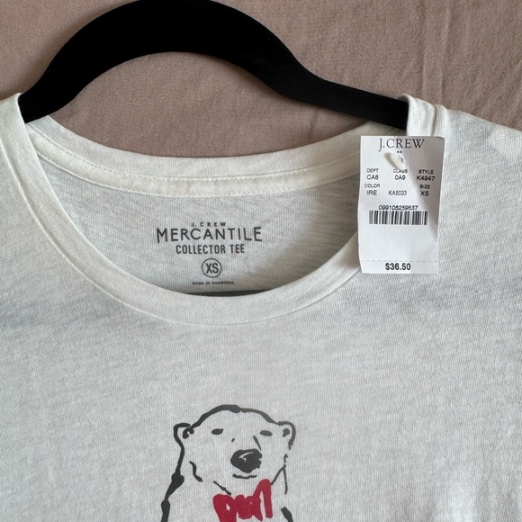 J. Crew Polar Bear/Red Bow Tie‎ tshirt - Picture 2 of 9